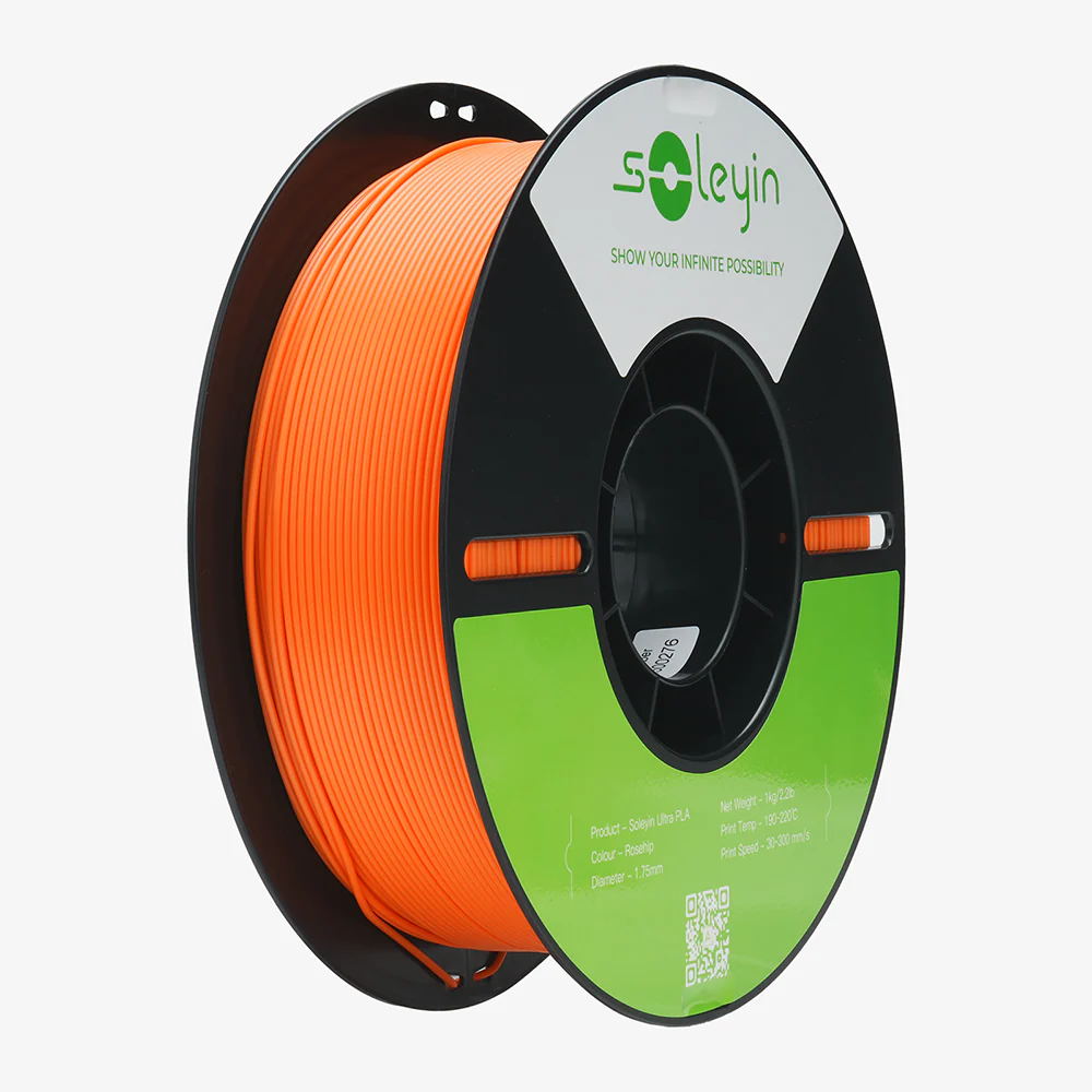 Soleyin Ultra PLA 3D Printing Filament 1kg, ROSEHIP