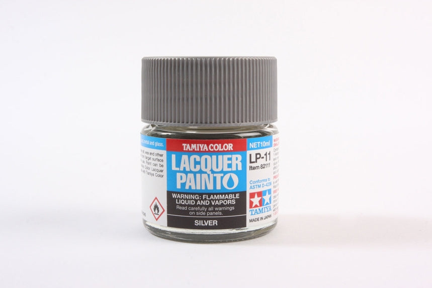 Tamiya LP-11 Silver Lacquer Paint (10ml)