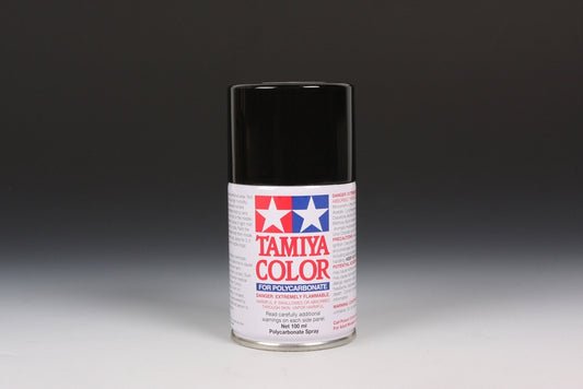 Tamiya PS-5 Black Lexan Spray Paint (100ml)