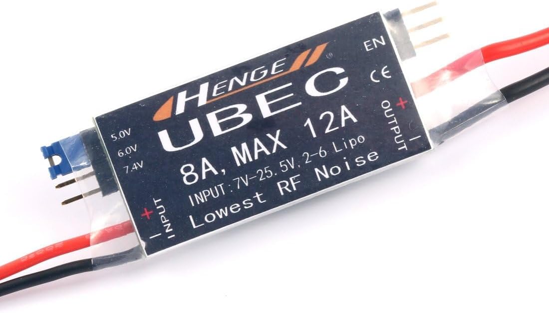 8A UBEC Output 5V / 6V 8A Max 12A Input 7V-25.5V 2-6S Lipo / 6-16 Cell NI-Mh Input Switch Mode BEC for RC