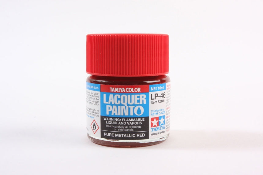 Tamiya LP-46 Pure Metallic Red Lacquer Paint (10ml)