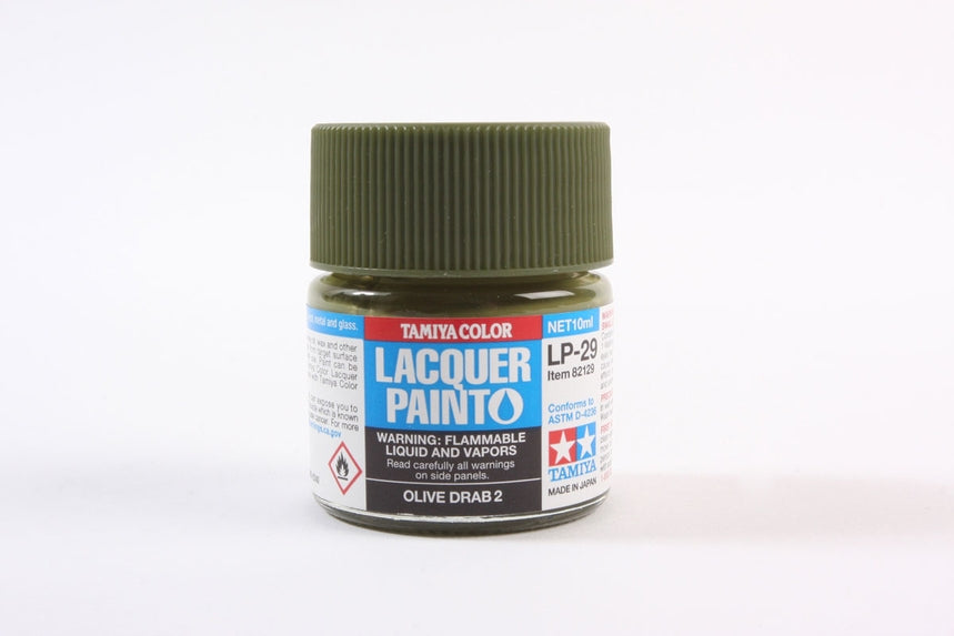 Tamiya LP-29 Olive Drab 2 Lacquer Paint (10ml)