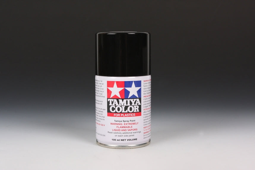 Tamiya TS-6 Matte Black Lacquer Spray Paint (100ml)
