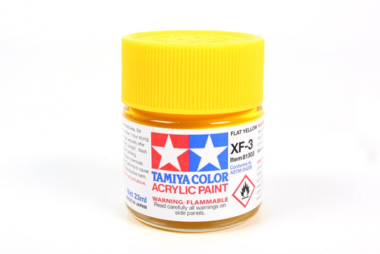 Acrylic Xf-3 Flat Yellow 23Ml Bottle
