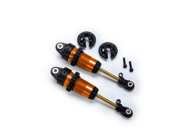 1/10 Orange Aluminum Long GTR Shocks (2)