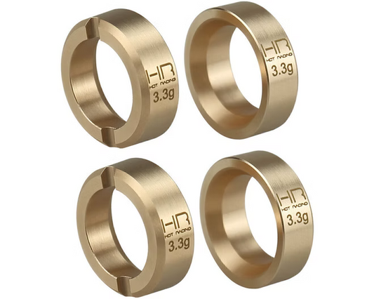 SXTY155H - 3.6g Brass Wheel Weights Scx30