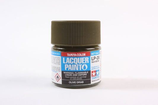 Tamiya LP-28 Olive Drab Lacquer Paint (10ml)