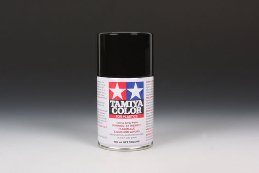 Tamiya TS-14 Black Lacquer Spray Paint (100ml)