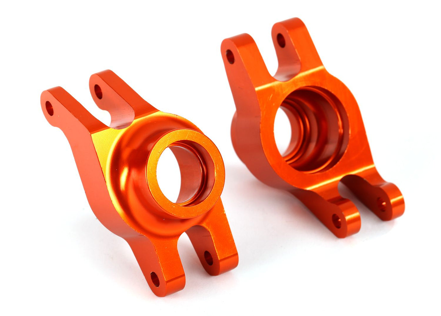 Orange Aluminum Stub Axle Carriers (L&R)