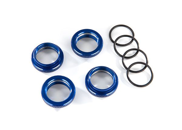 Blue Aluminum GT-Maxx Spring Retainers (4)