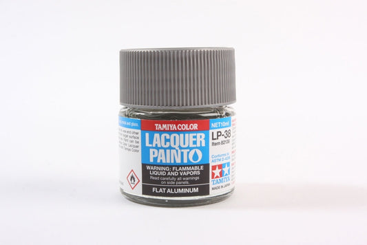Tamiya LP-38 Flat Aluminum Lacquer Paint (10ml)