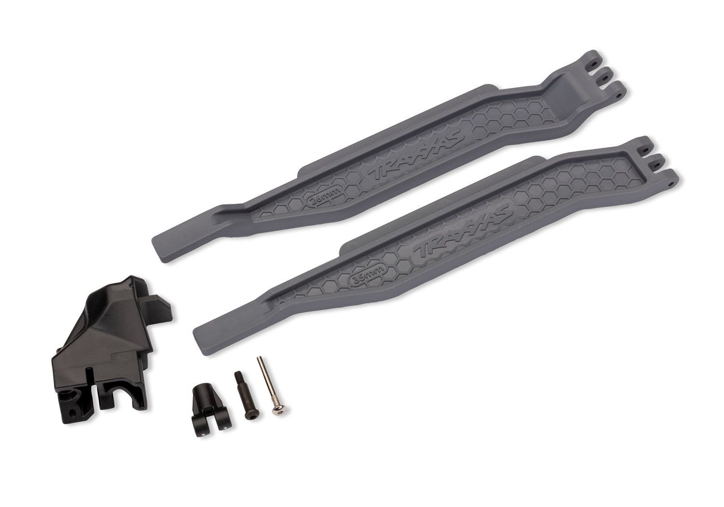 Slate-Gray Battery Hold-Downs with Hardware (2)