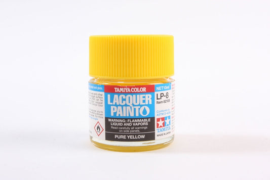 Tamiya LP-8 Pure Yellow Lacquer Paint (10ml)
