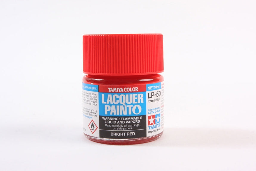 Tamiya LP-50 Bright Red Lacquer Paint (10ml)