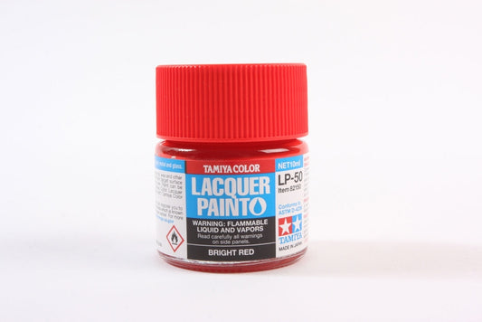 Tamiya LP-50 Bright Red Lacquer Paint (10ml)
