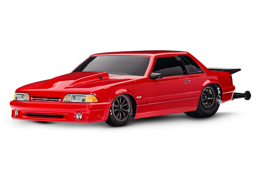 Red Drag Slash Mustang