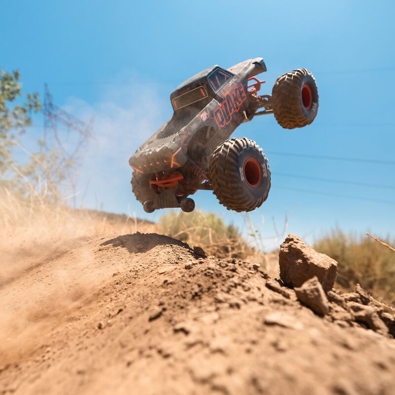 1/10 QUAKE 223S DSC 2WD RTR Brushless Monster Truck, Red