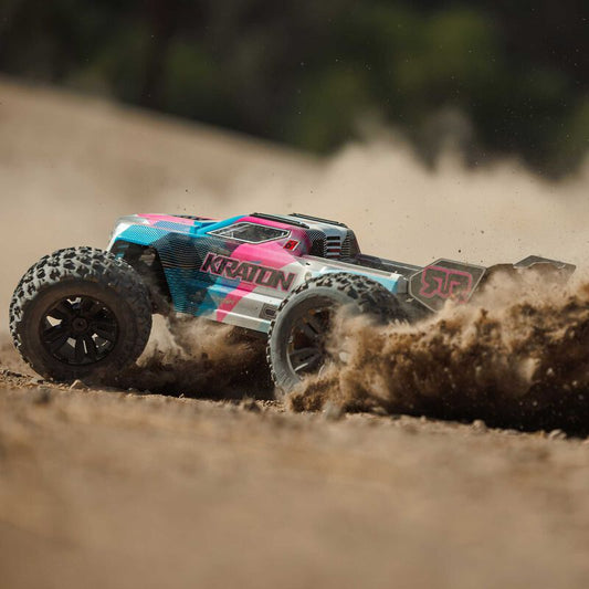 1/8 KRATON 6S 4X4 RTR BRUSHLESS SPEED TRUCK, BLUE/PINK