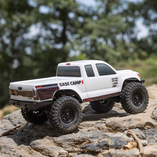 1/24 WHITE SCX24 BASE CAMP ROCK CRAWLER