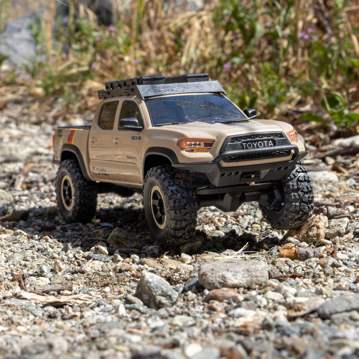 1/30 Axial SCX30 Toyota Tacoma (Battery & Charger Included) BROWN