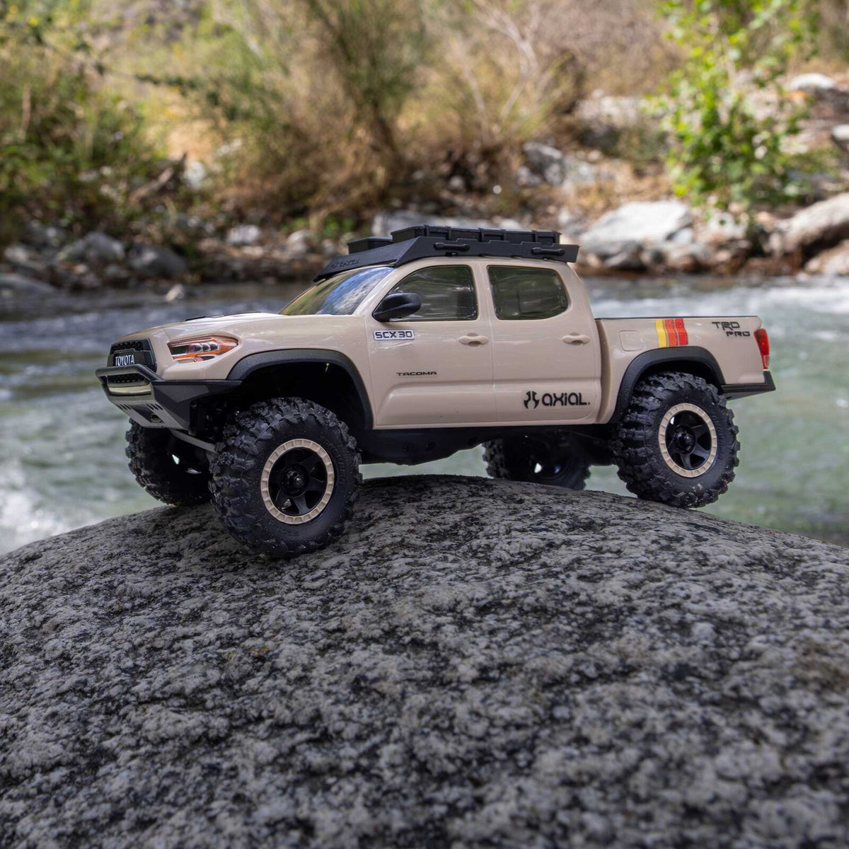 1/30 Axial SCX30 Toyota Tacoma (Battery & Charger Included) BROWN