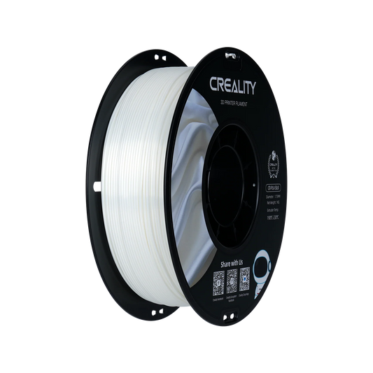 CR-Silk 1.75mm PLA 3D Printing Filament 1kg, WHITE