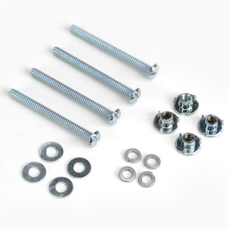 Dubro Products Mounting Bolts & Nuts, 4-40 x 1-1/4