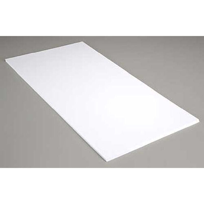 Evergreen Scale Models White Sheet .040 12 X 24 (6)