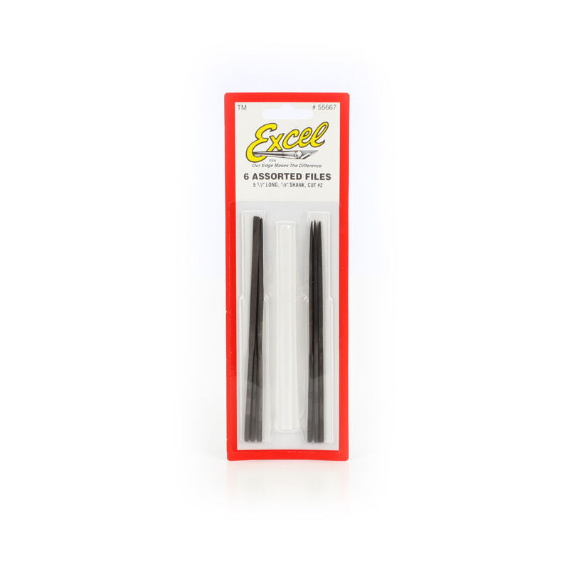 File Set, 6 Assorted, 5.75", Cut #3