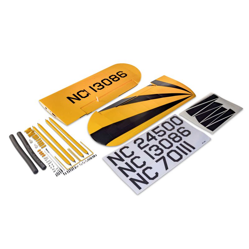 Clipped Wing Set with Struts and Hardware: J-3 Cub 10cc