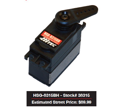 Hitec HSG-8315BH High Voltage, Ultra-Fast Helicopter Tail Rotor Servo