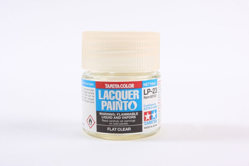 Tamiya LP-23 Flat Clear Lacquer Paint (10ml)