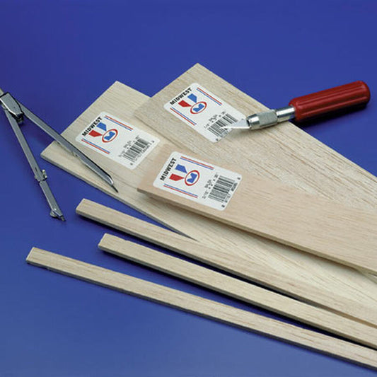 Balsa Sheets 1/32 X 4 X 36