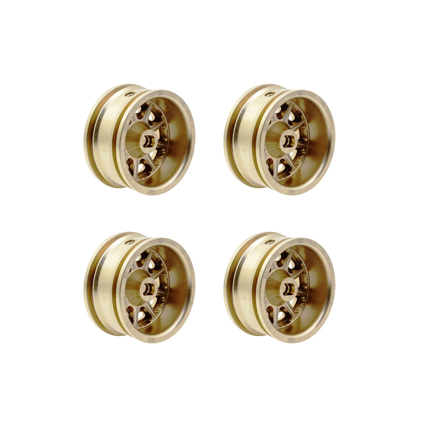 Powerhobby Brass Wheels 8-Slot (4) Axial SCX30