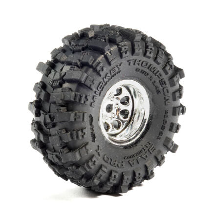 1/30 Baja Pro X Front/Rear Mounted Chrome Beast (4): Axial SCX30