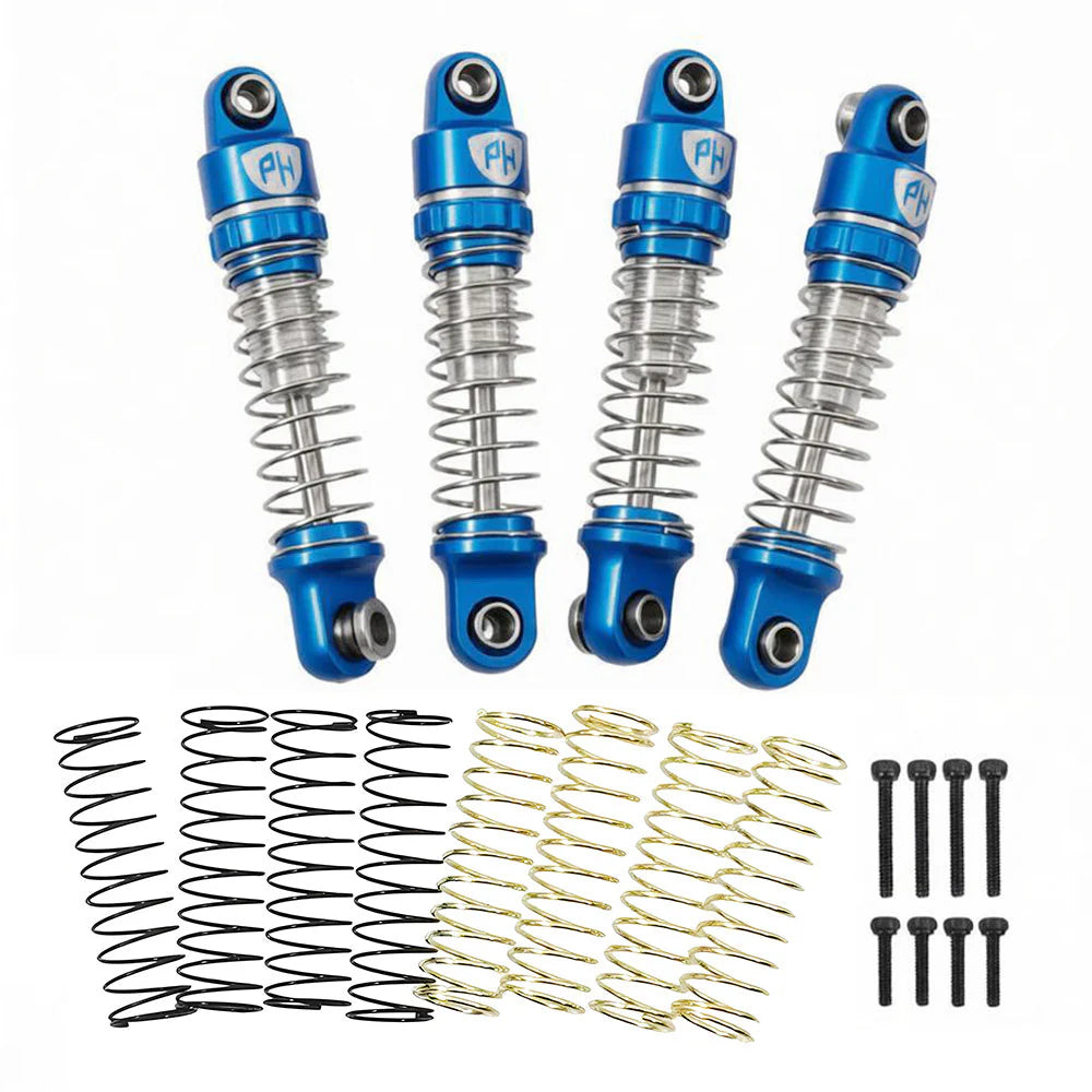 Powerhobby Axial SCX30 Aluminum 25mm Long Travel Shocks (4) – Blue