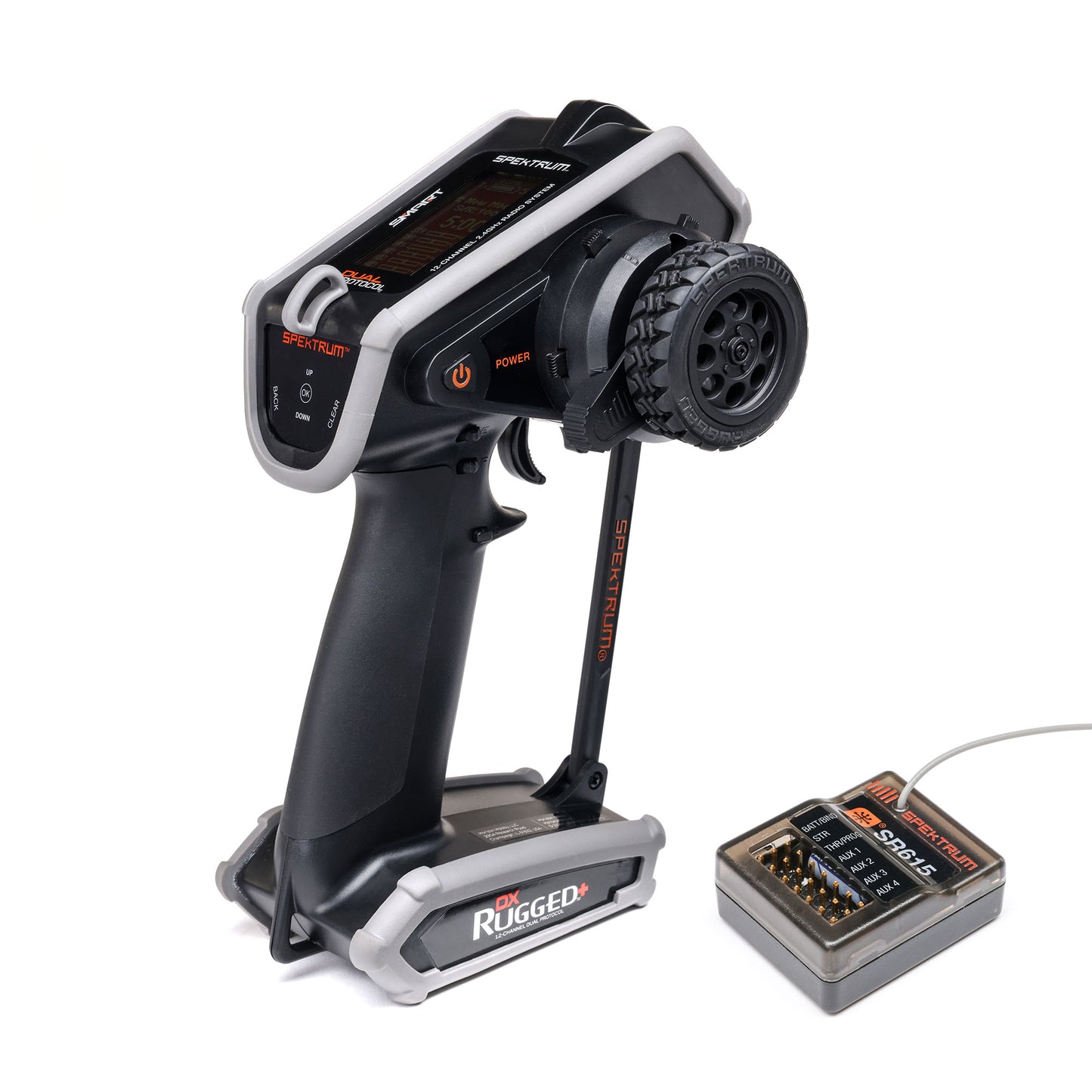 DX RUGGED BLACK WITH RECEIVER