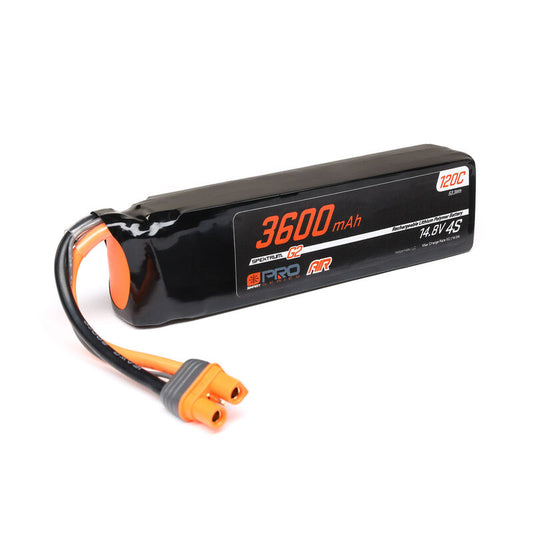 3600mAh 4S 14.8V Smart G2 Lipo: IC3 Battery 120C