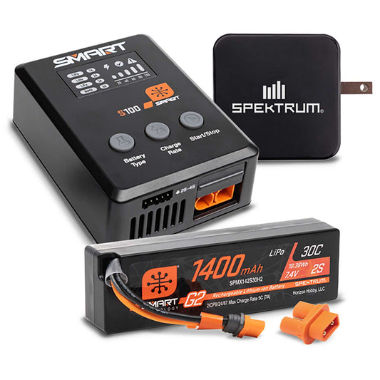 Smart Powerstage Bundle: 1400mAh 2S 30C LiPo Battery (IC2)