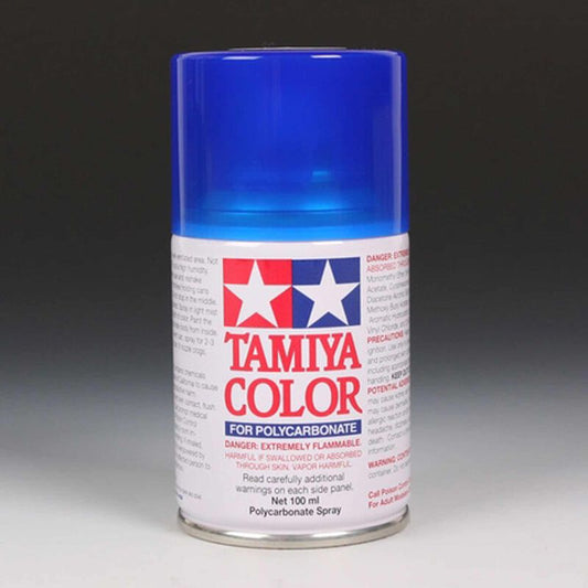 Tamiya PS-38 Translucent Blue Lexan Spray Paint (100ml)
