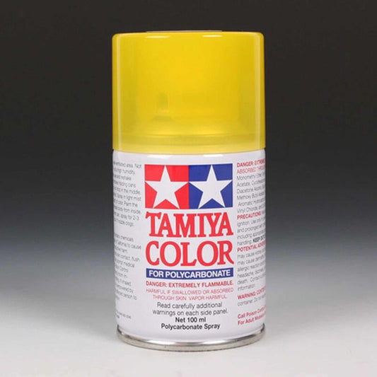 Tamiya PS-42 Translucent Yellow Lexan Spray Paint (100ml)