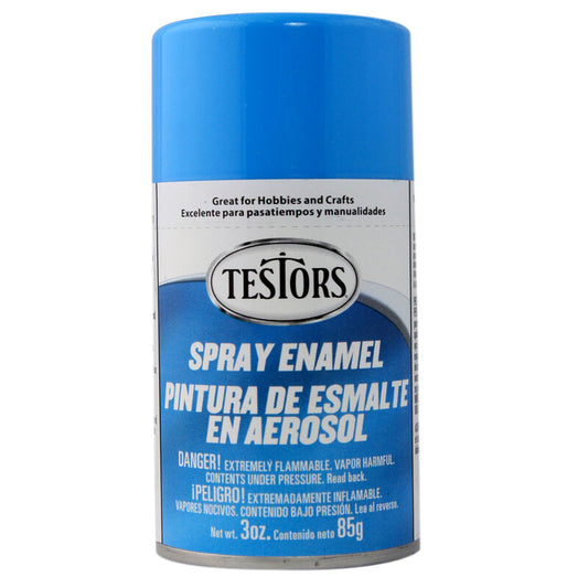 Testors Light Blue Enamel Spray Paint (3oz)