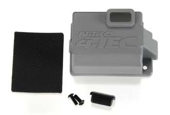 Cover, Receiver (1)/x-tal access rubber plug/adhesive foam chassis pad/ 3x8mm BCS (2)