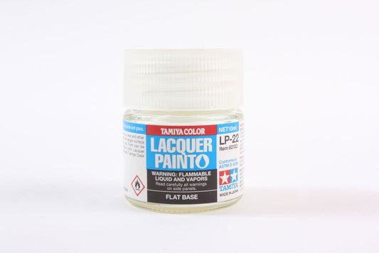 Tamiya LP-22 Flat Base Lacquer Paint (10ml)