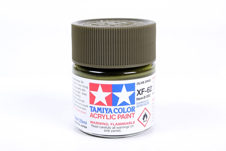 Acrylic XF-62 Olive Drab 23Ml Bottle