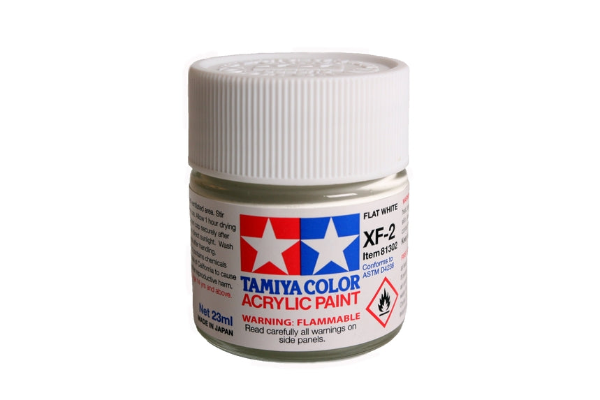 Acrylic Xf-2 Flat White 23Ml Bottle
