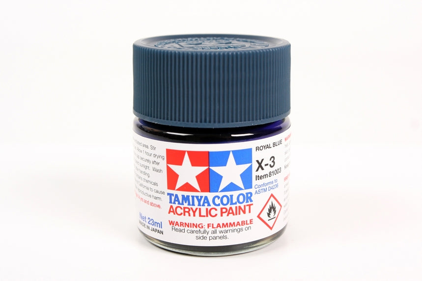 Acrylic X-3 Royal Blue 23Ml Bottle