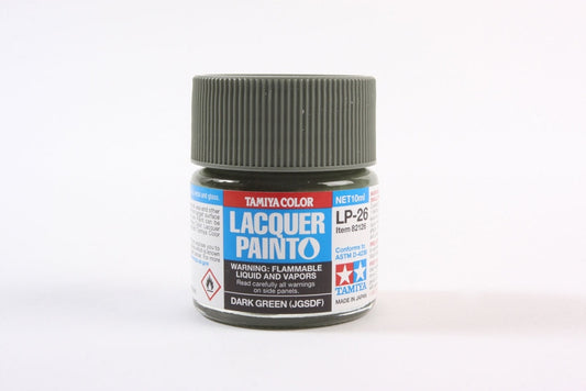 Tamiya LP-26 Dark Green Lacquer Paint (JGSDF) (10ml)