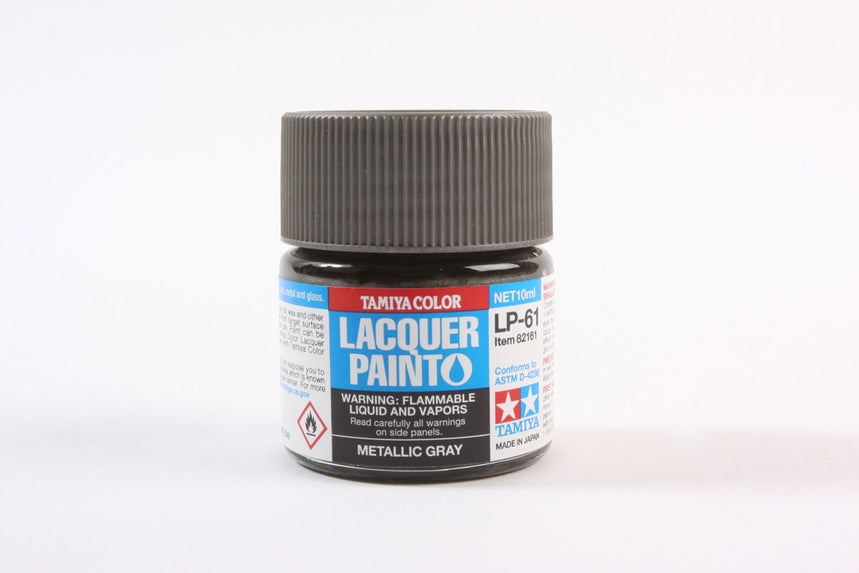 Tamiya LP-61 Metallic Grey Lacquer Paint (10ml)