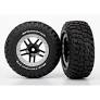 All-Star 2.8" Chrome Wheels & Alias Tires (2)